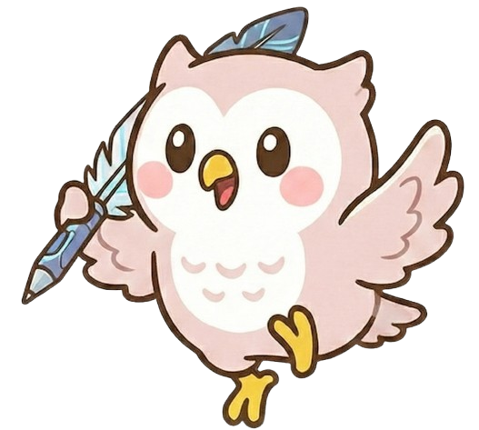 AI編集長キャラクター・ふくちい