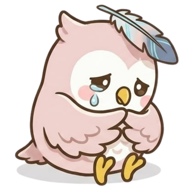 絶望するフクロウ