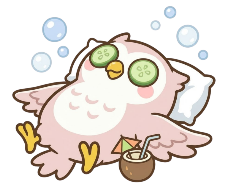 リラックスするふくちい